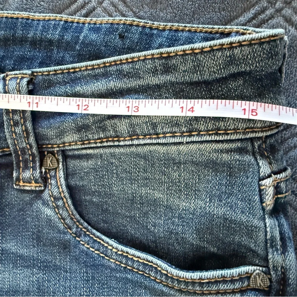 Kut from the Kloth Blue Flare Wide Leg Jeans - Picture 13 of 15